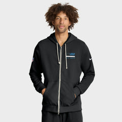 Carolina Panthers Sideline Standard Issue Utility Player Dri-FIT Full-Zip Hoodie - Black - Nike