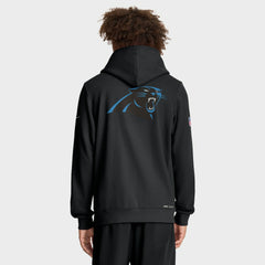 Carolina Panthers Sideline Standard Issue Utility Player Dri-FIT Full-Zip Hoodie - Black - Nike