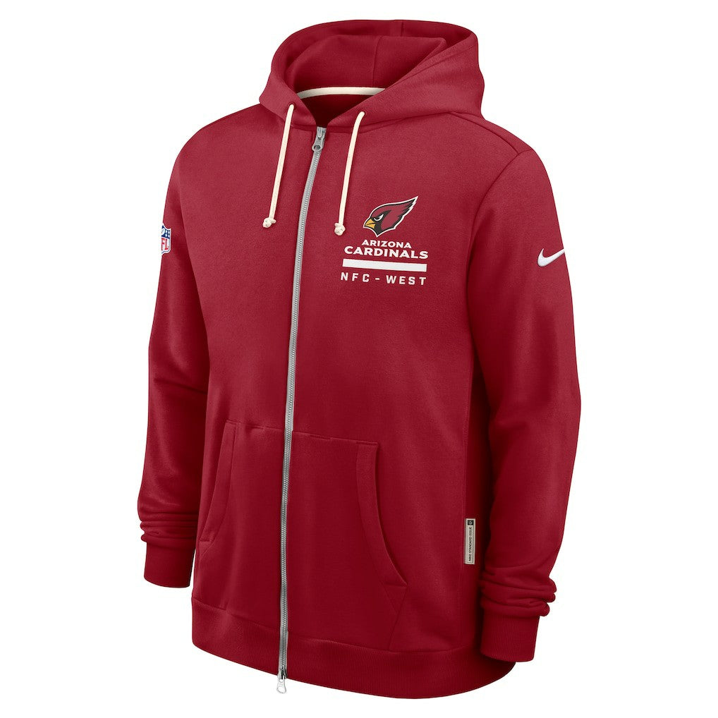 Arizona Cardinals Sideline Standard Issue Utility Player Dri-FIT Full-Zip Hoodie - Cardinal - Nike