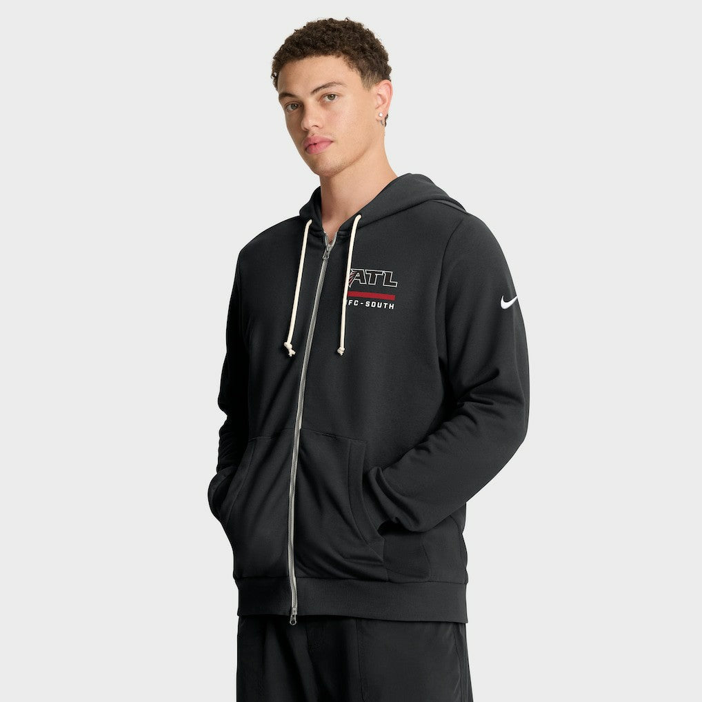 Atlanta Falcons Sideline Standard Issue Utility Player Dri-FIT Full-Zip Hoodie - Black - Nike