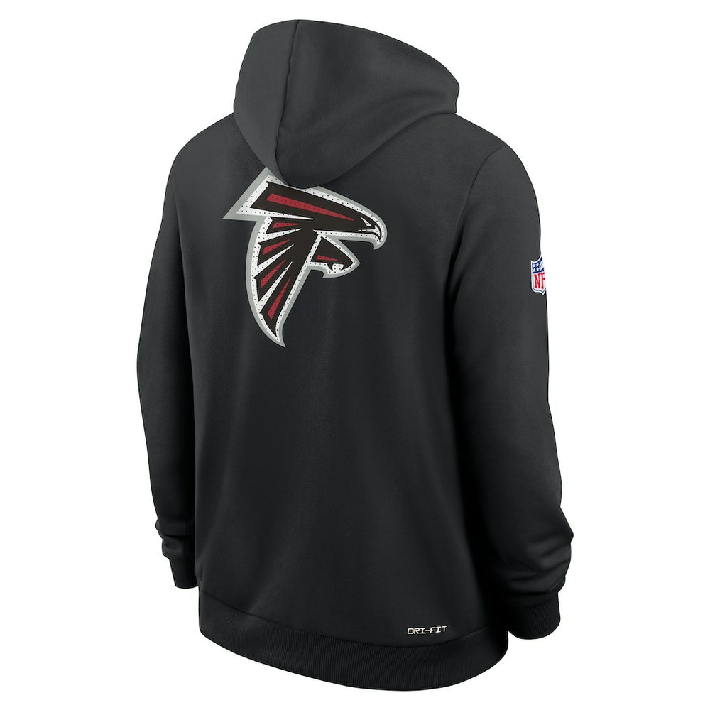 Atlanta Falcons Sideline Standard Issue Utility Player Dri-FIT Full-Zip Hoodie - Black - Nike
