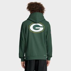 Green Bay Packers Sideline Standard Issue Utility Player Dri-FIT Full-Zip Hoodie - Green - Nike