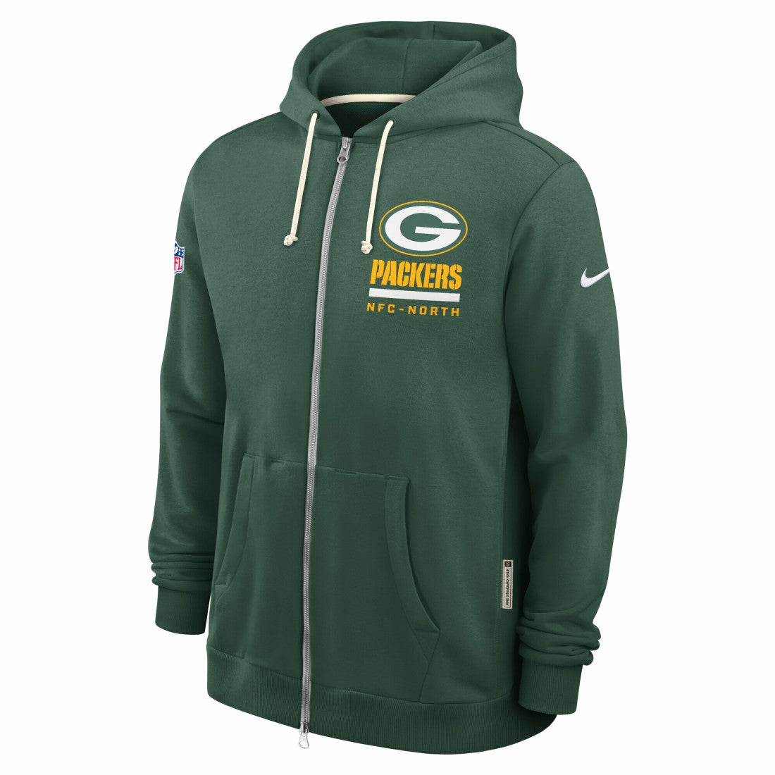 Green Bay Packers Sideline Standard Issue Utility Player Dri-FIT Full-Zip Hoodie - Green - Nike