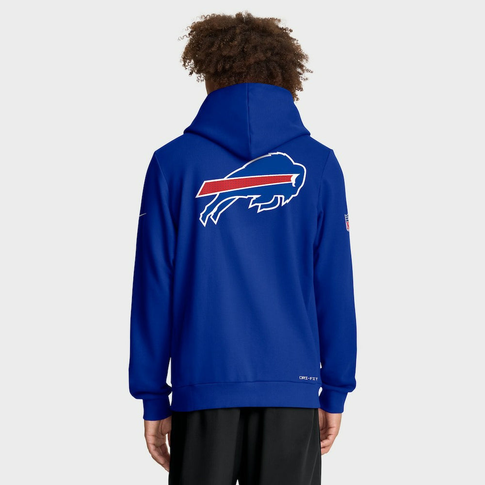 Buffalo Bills Sideline Standard Issue Utility Player Dri-FIT Full-Zip Hoodie - Royal - Nike