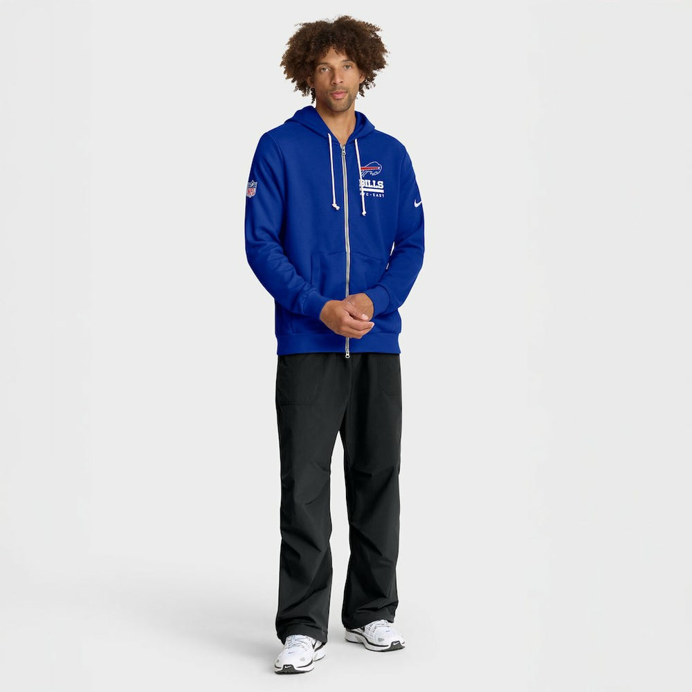 Buffalo Bills Sideline Standard Issue Utility Player Dri-FIT Full-Zip Hoodie - Royal - Nike