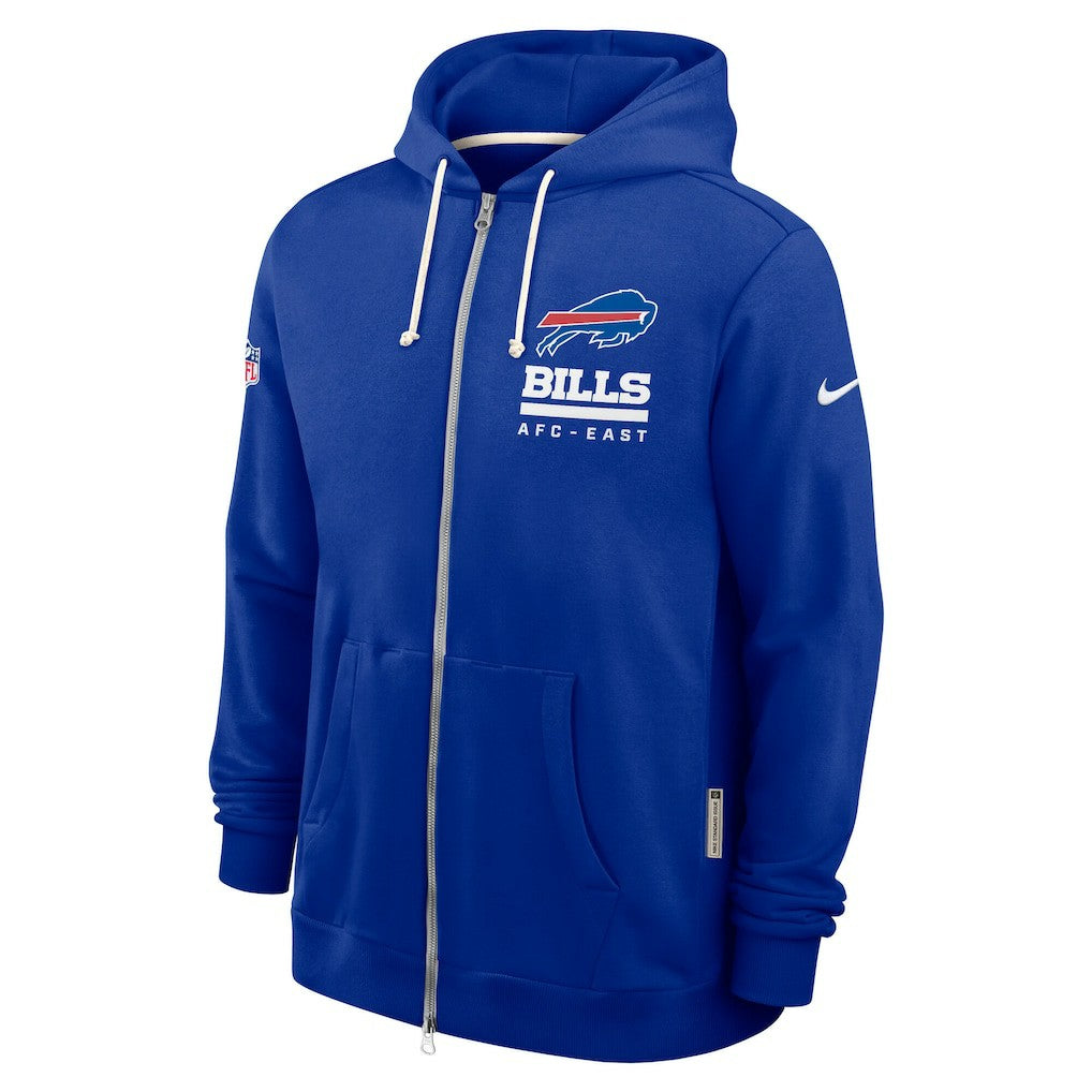 Buffalo Bills Sideline Standard Issue Utility Player Dri-FIT Full-Zip Hoodie - Royal - Nike