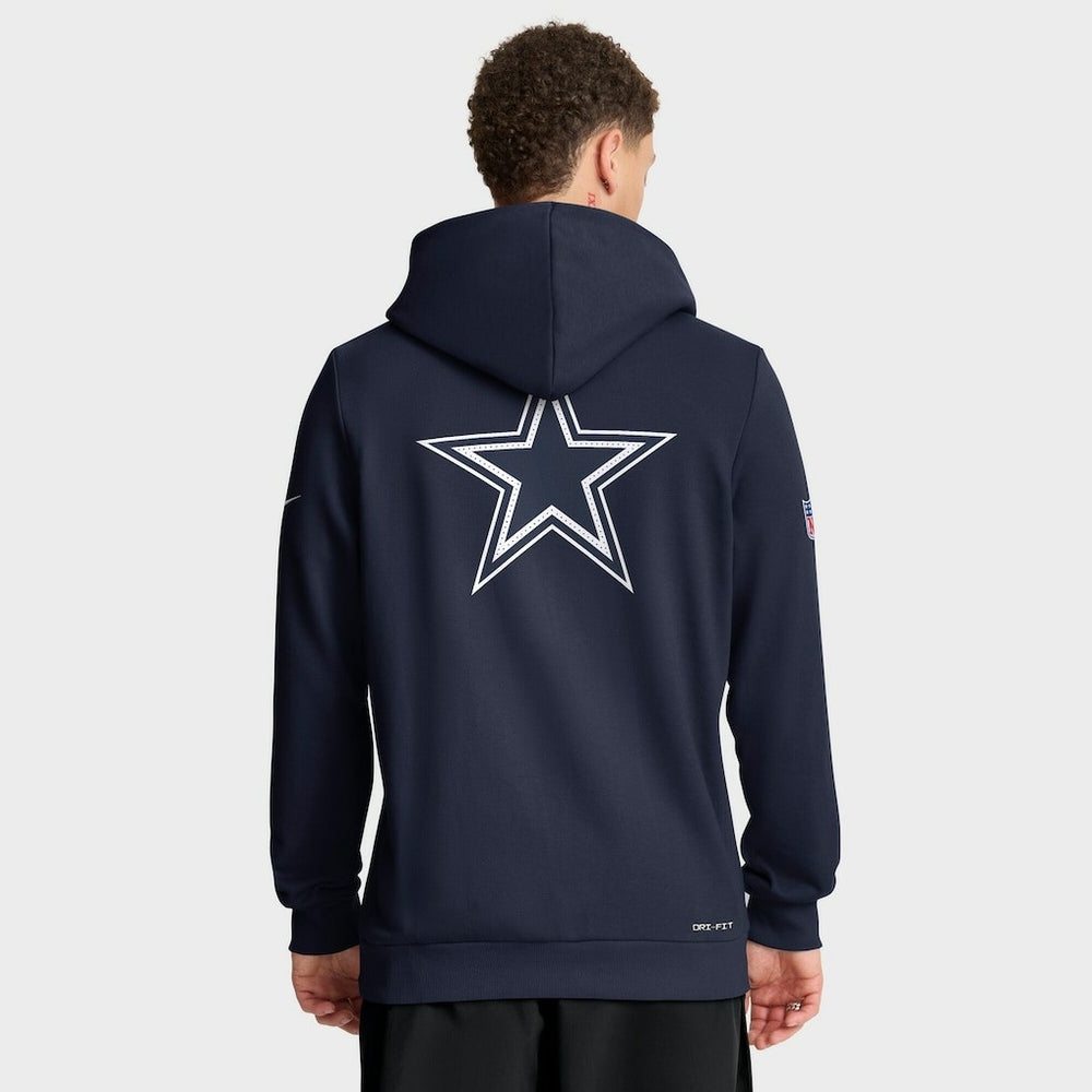 Dallas Cowboys Sideline Standard Issue Utility Player Dri-FIT Full-Zip Hoodie - Navy - Nike