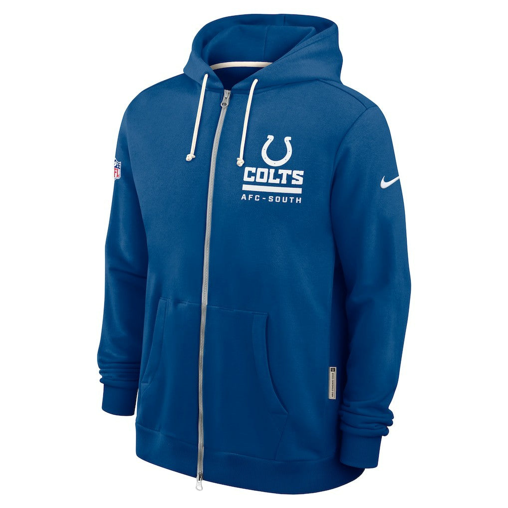 Indianapolis Colts Sideline Standard Issue Utility Player Dri-FIT Full-Zip Hoodie - Royal - Nike