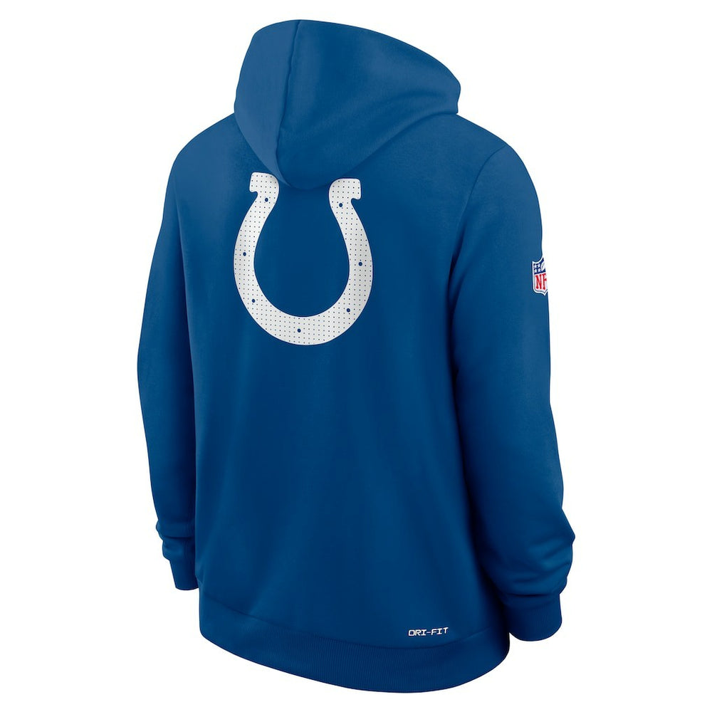 Indianapolis Colts Sideline Standard Issue Utility Player Dri-FIT Full-Zip Hoodie - Royal - Nike