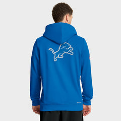 Detroit Lions Sideline Standard Issue Utility Player Dri-FIT Full-Zip Hoodie - Blue - Nike