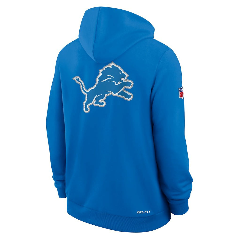 Detroit Lions Sideline Standard Issue Utility Player Dri-FIT Full-Zip Hoodie - Blue - Nike