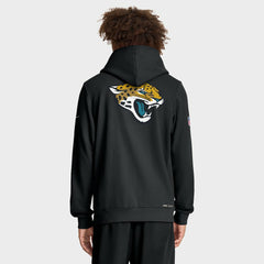 Jacksonville Jaguars Sideline Standard Issue Utility Player Dri-FIT Full-Zip Hoodie - Black - Nike