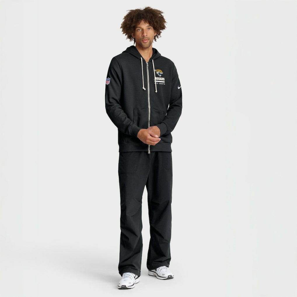 Jacksonville Jaguars Sideline Standard Issue Utility Player Dri-FIT Full-Zip Hoodie - Black - Nike