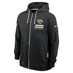 Jacksonville Jaguars Sideline Standard Issue Utility Player Dri-FIT Full-Zip Hoodie - Black - Nike