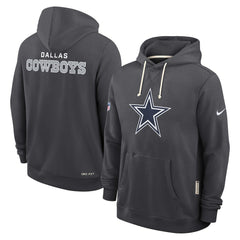 Dallas Cowboys Sideline Standard Issue Initial Home Dri-FIT Hoodie - Anthracite - Nike