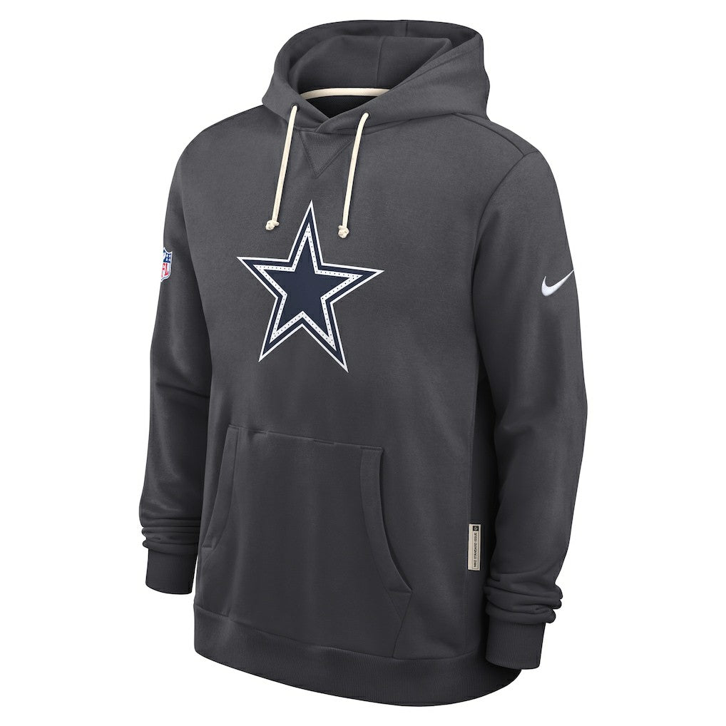 Dallas Cowboys Sideline Standard Issue Initial Home Dri-FIT Hoodie - Anthracite - Nike
