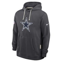 Dallas Cowboys Sideline Standard Issue Initial Home Dri-FIT Hoodie - Anthracite - Nike