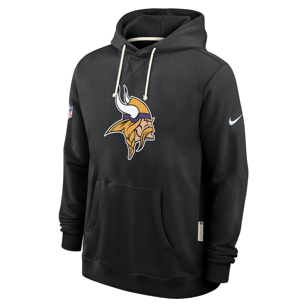 Minnesota Vikings Sideline Standard Issue Initial Home Dri-FIT Hoodie - Black - Nike