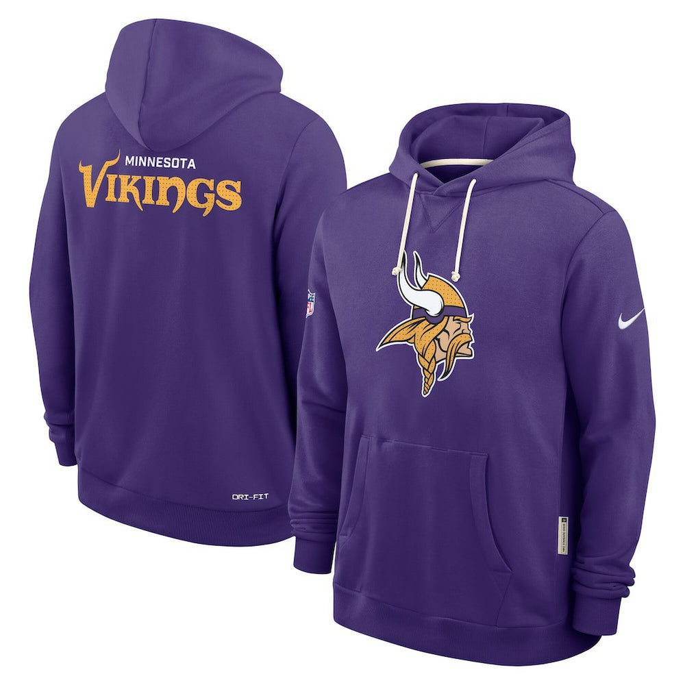 Minnesota Vikings Sideline Standard Issue Initial Home Dri-FIT Hoodie - Purple - Nike