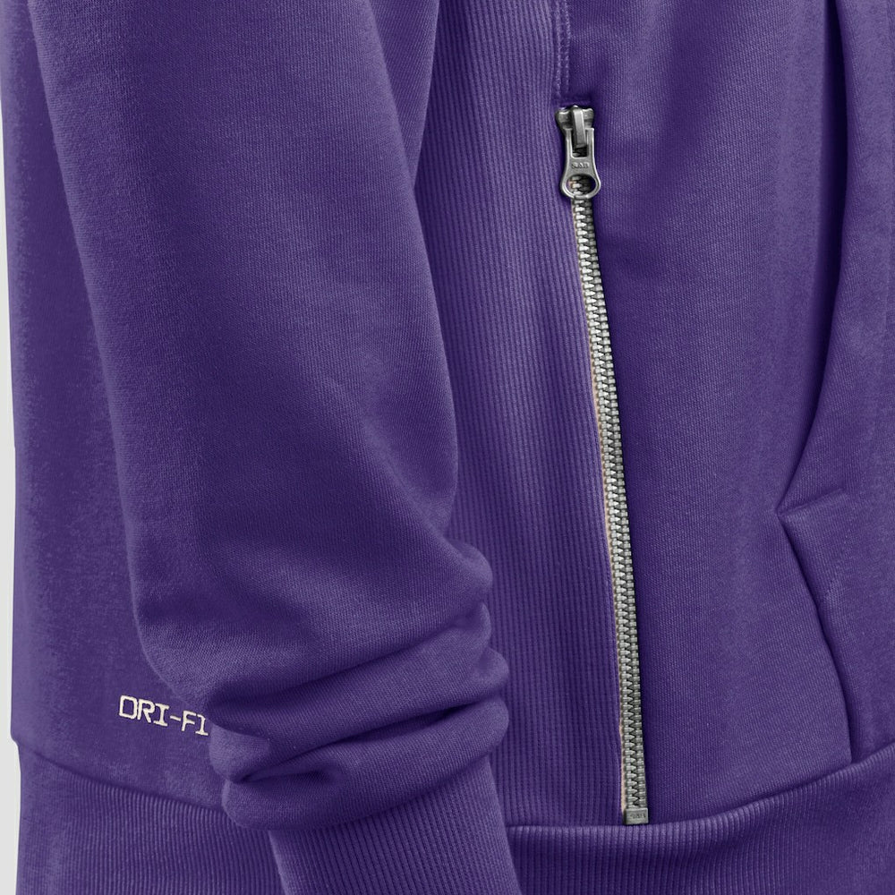 Minnesota Vikings Sideline Standard Issue Initial Home Dri-FIT Hoodie - Purple - Nike