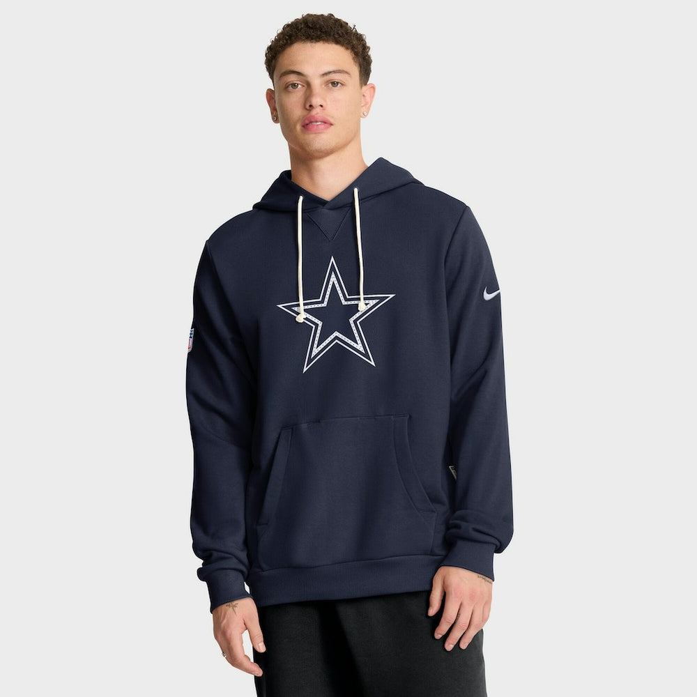 Dallas Cowboys Sideline Standard Issue Initial Home Dri-FIT Hoodie - Navy - Nike