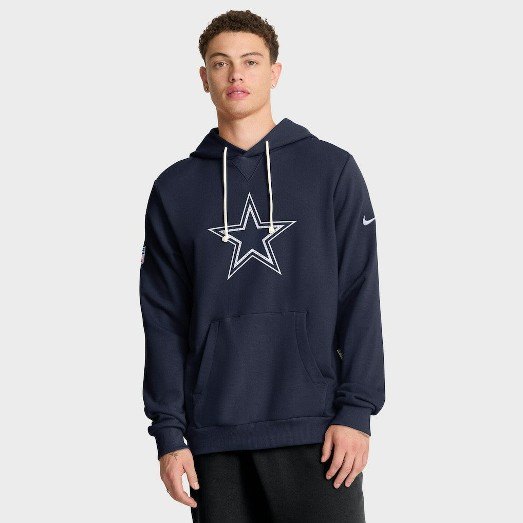 Dallas Cowboys Sideline Standard Issue Initial Home Dri-FIT Hoodie - Navy - Nike