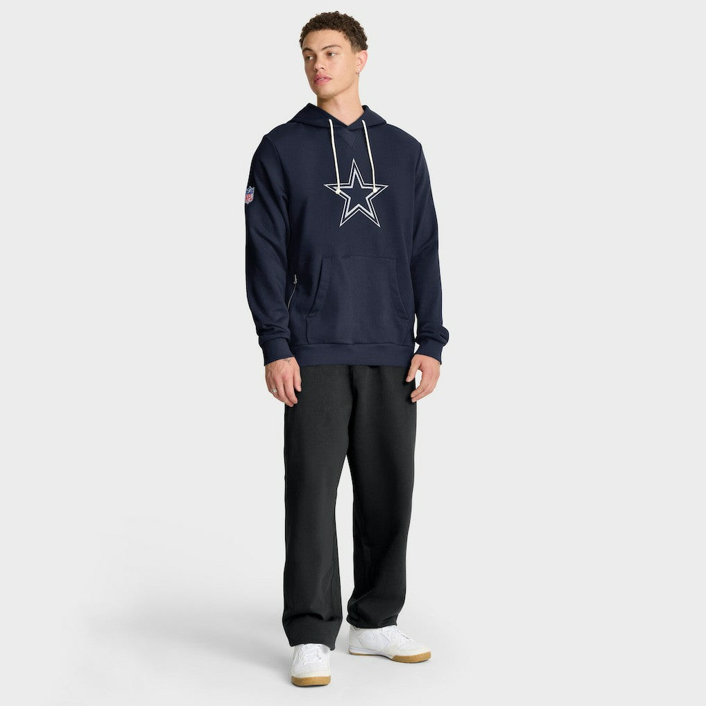 Dallas Cowboys Sideline Standard Issue Initial Home Dri-FIT Hoodie - Navy - Nike