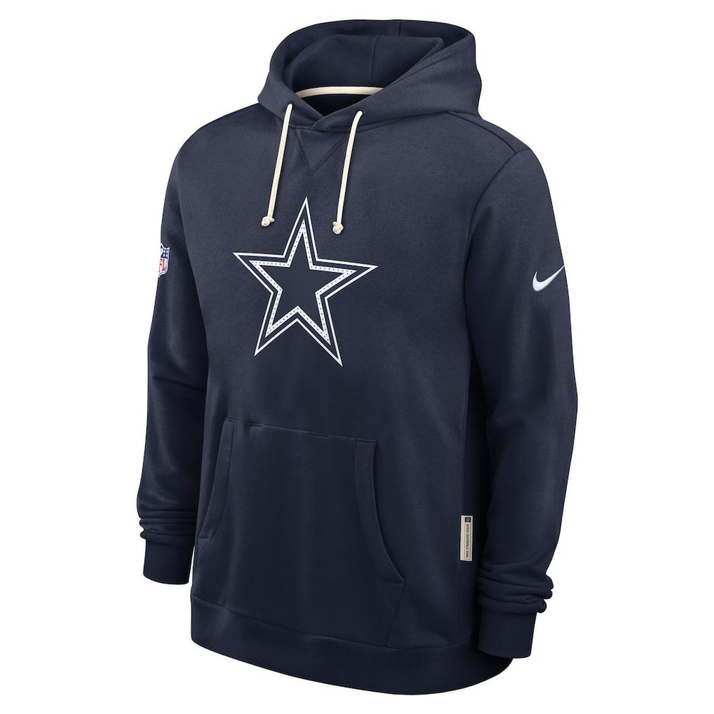 Dallas Cowboys Sideline Standard Issue Initial Home Dri-FIT Hoodie - Navy - Nike