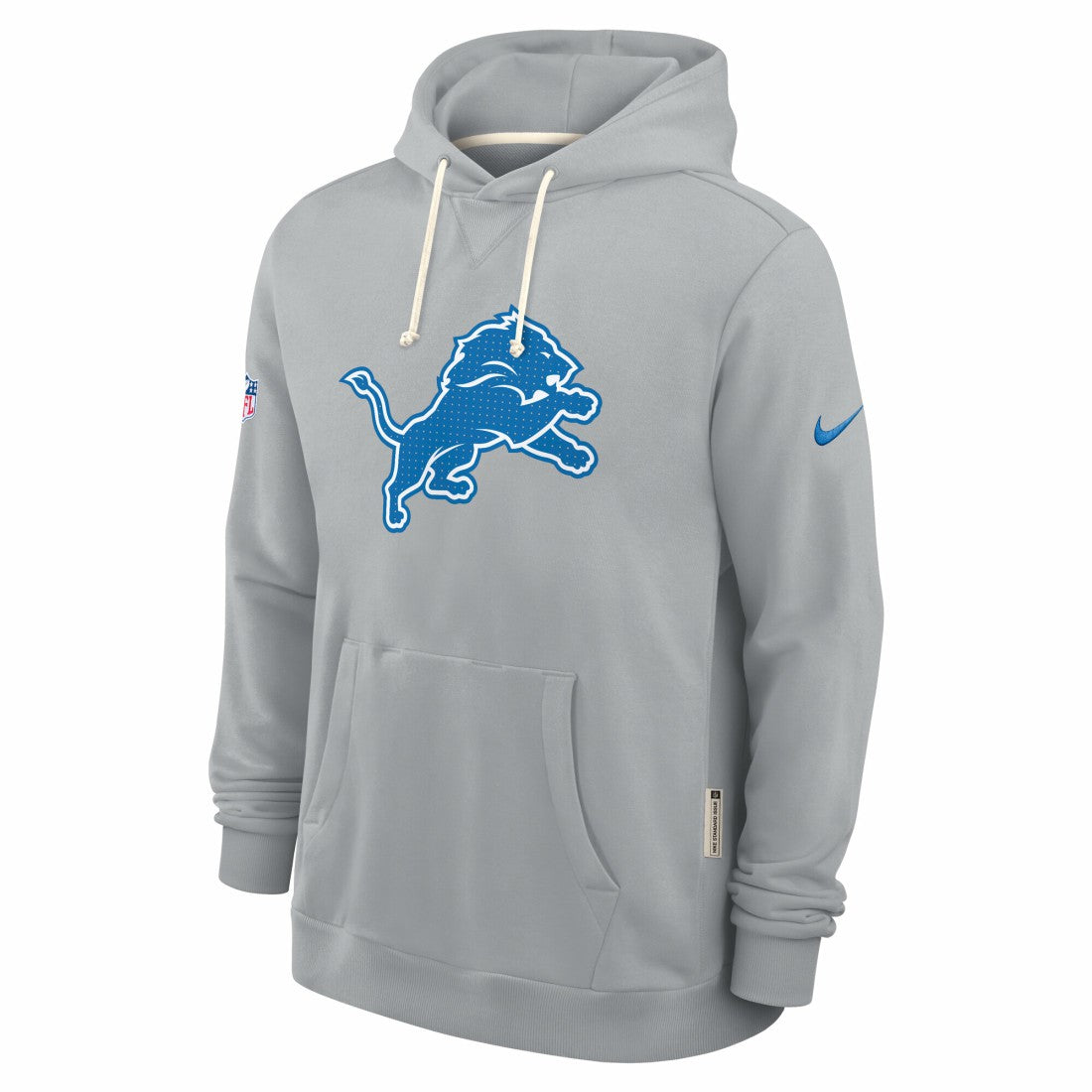 Detroit Lions Sideline Standard Issue Initial Home Dri-FIT Hoodie - Gray - Nike