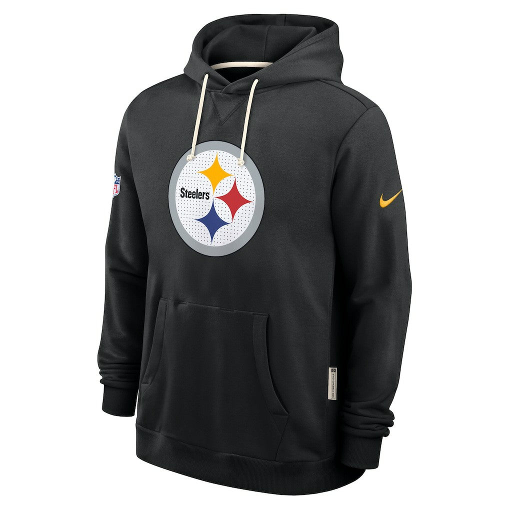 Pittsburgh Steelers Sideline Standard Issue Initial Home Dri-FIT Hoodie - Black - Nike