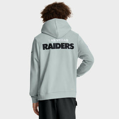 Las Vegas Raiders Sideline Standard Issue Initial Home Dri-FIT Hoodie - Silver - Nike