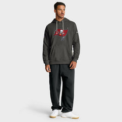 Tampa Bay Buccaneers Sideline Standard Issue Initial Home Dri-FIT Hoodie - Pewter - Nike
