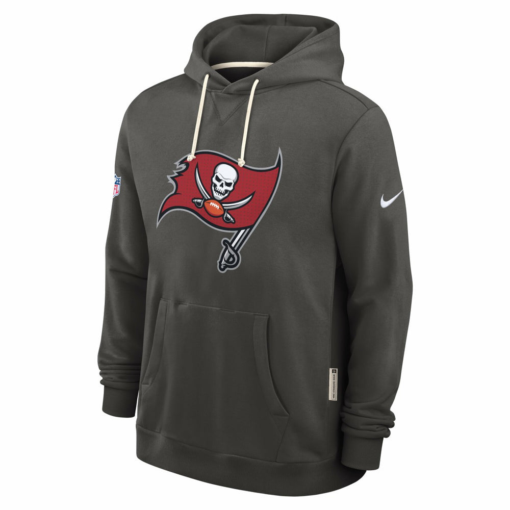 Tampa Bay Buccaneers Sideline Standard Issue Initial Home Dri-FIT Hoodie - Pewter - Nike