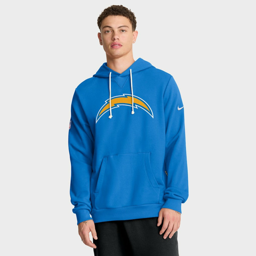 Los Angeles Chargers Sideline Standard Issue Initial Home Dri-FIT Hoodie - Powder Blue - Nike
