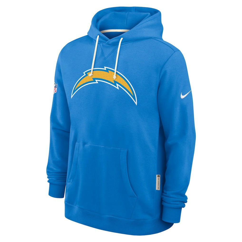 Los Angeles Chargers Sideline Standard Issue Initial Home Dri-FIT Hoodie - Powder Blue - Nike