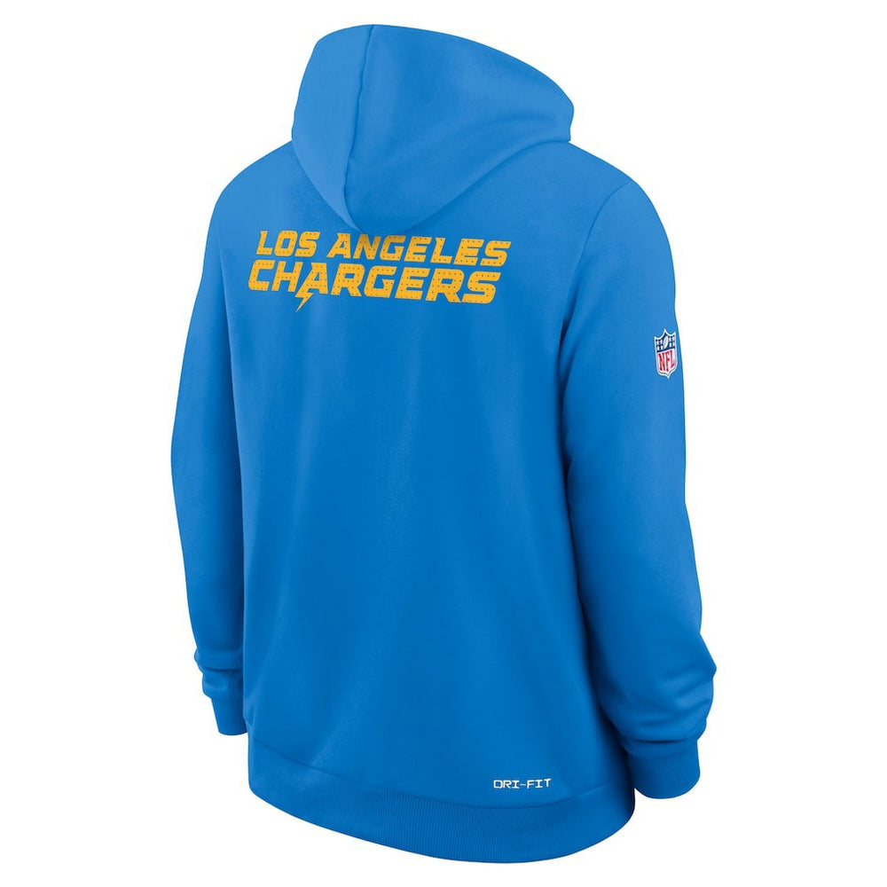 Los Angeles Chargers Sideline Standard Issue Initial Home Dri-FIT Hoodie - Powder Blue - Nike