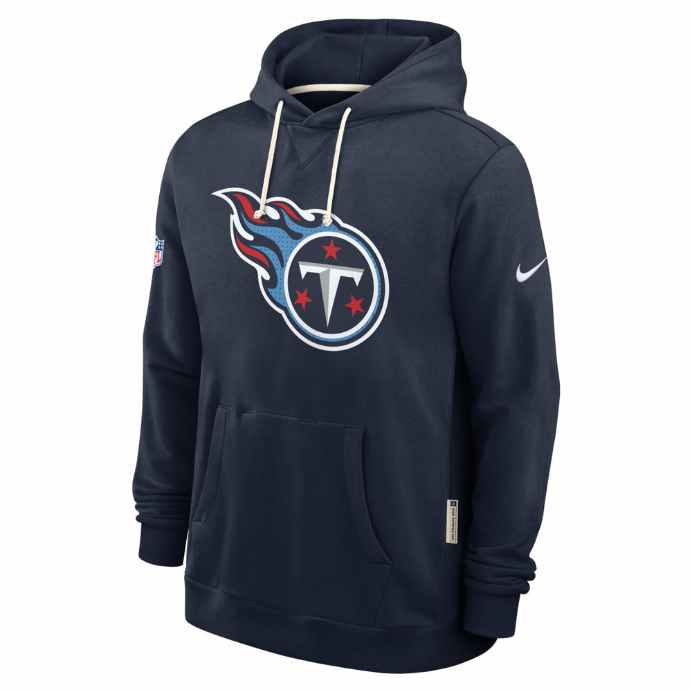 Tennessee Titans Sideline Standard Issue Initial Home Dri-FIT Hoodie - Navy - Nike