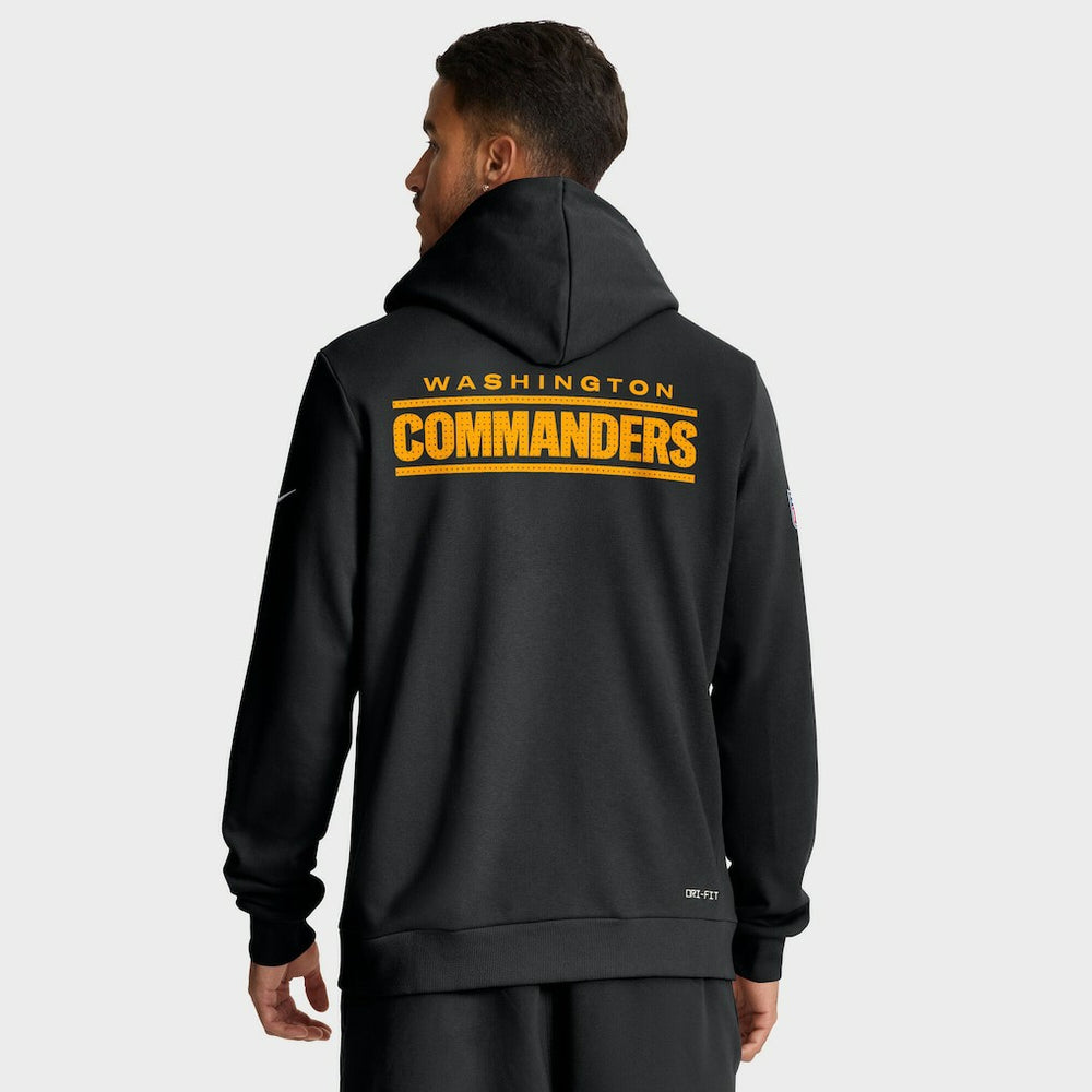 Washington Commanders Sideline Standard Issue Initial Home Dri-FIT Hoodie - Black - Nike