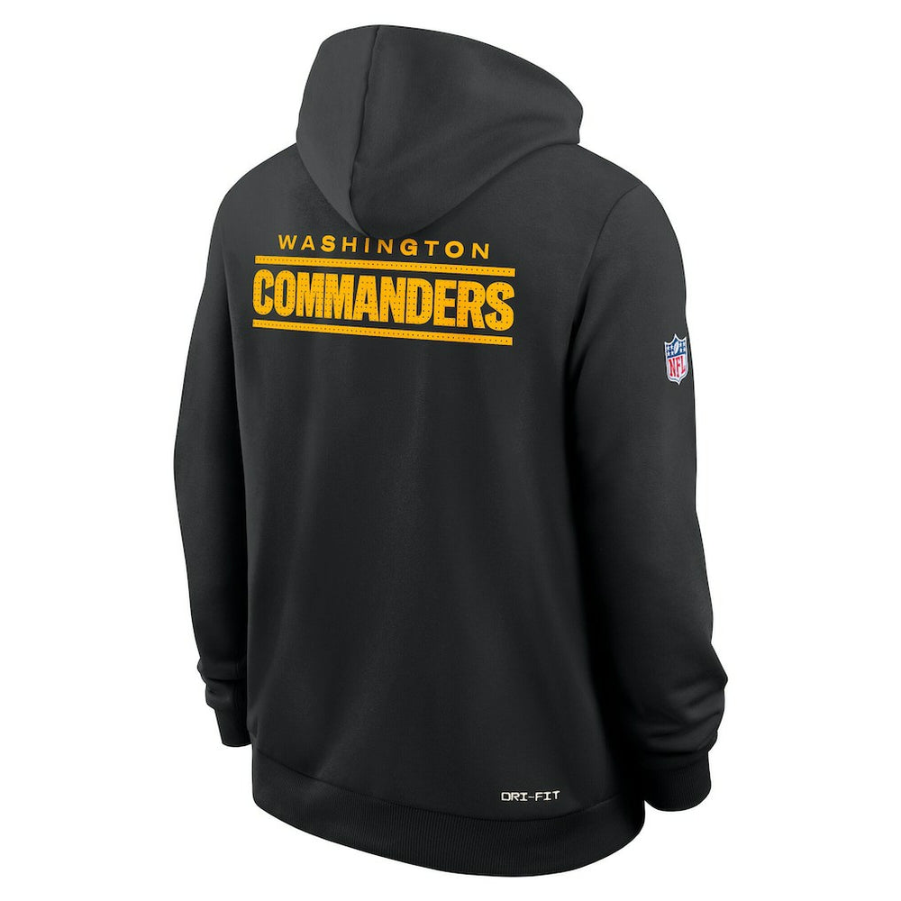 Washington Commanders Sideline Standard Issue Initial Home Dri-FIT Hoodie - Black - Nike