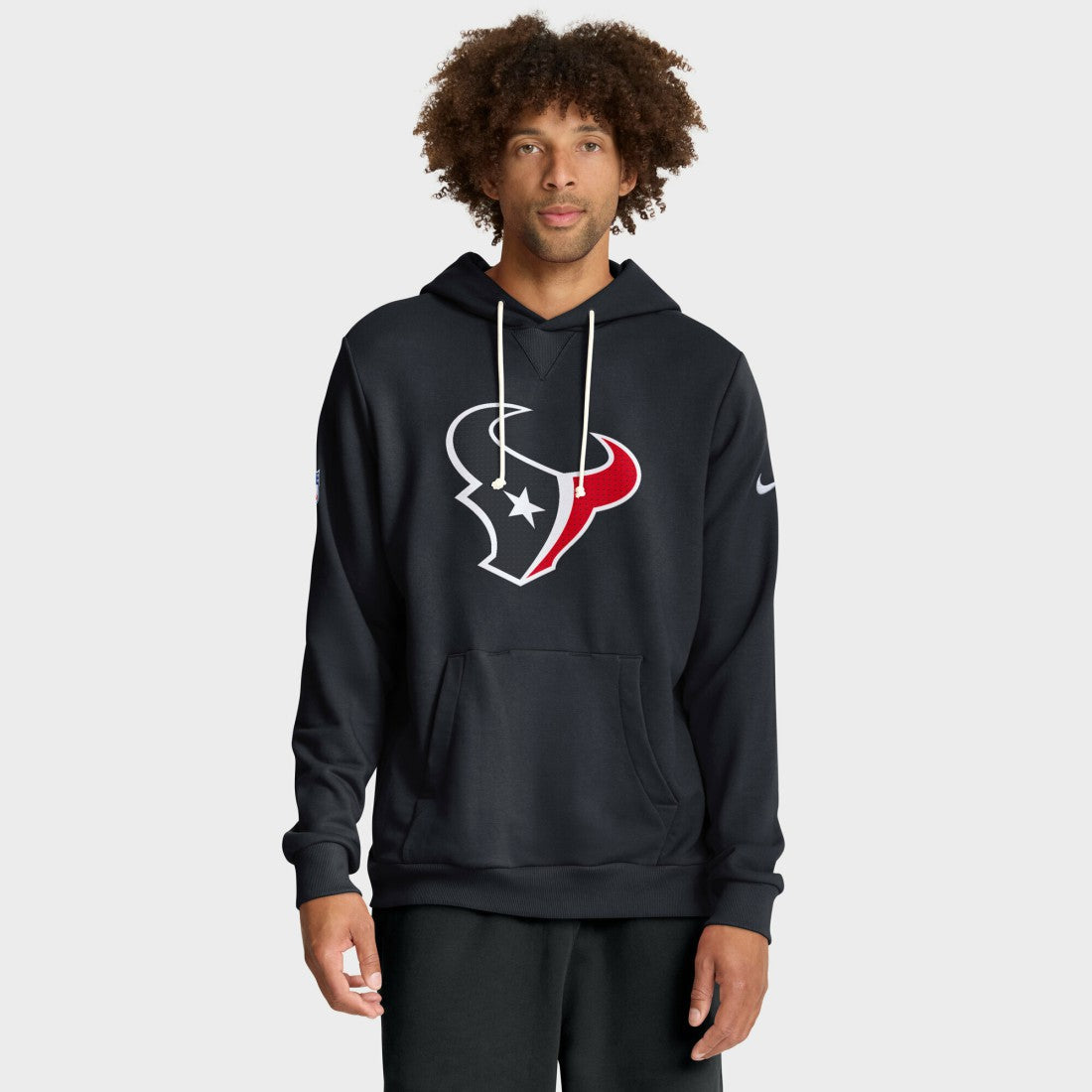 Houston Texans Sideline Standard Issue Initial Home Dri-FIT Hoodie - Navy - Nike