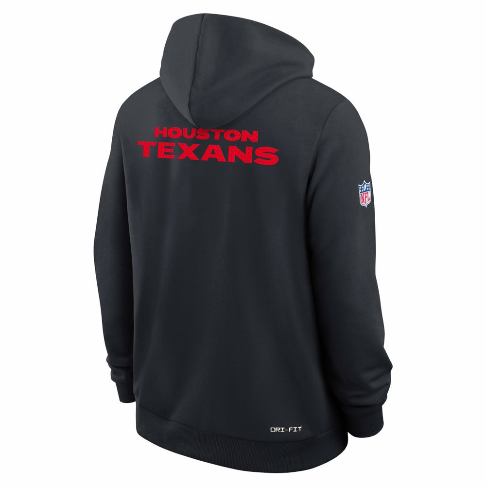 Houston Texans Sideline Standard Issue Initial Home Dri-FIT Hoodie - Navy - Nike
