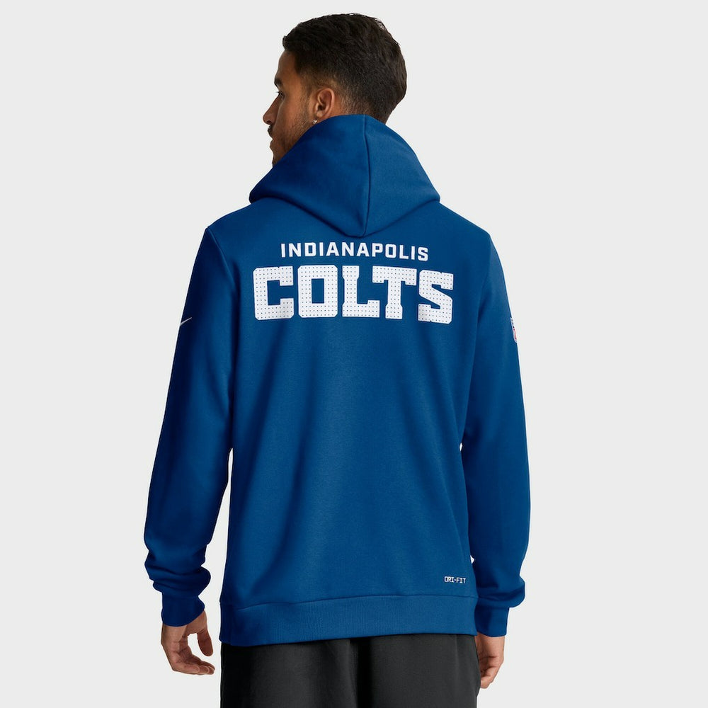 Indianapolis Colts Sideline Standard Issue Initial Home Dri-FIT Hoodie - Royal - Nike