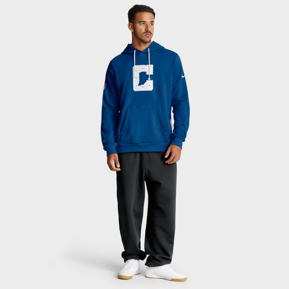 Indianapolis Colts Sideline Standard Issue Initial Home Dri-FIT Hoodie - Royal - Nike