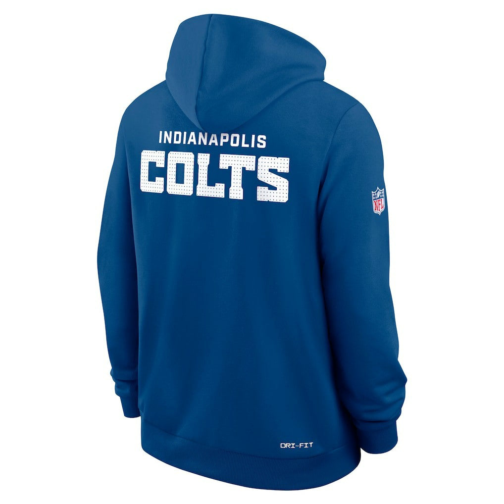 Indianapolis Colts Sideline Standard Issue Initial Home Dri-FIT Hoodie - Royal - Nike