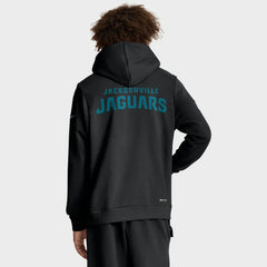 Jacksonville Jaguars Sideline Standard Issue Initial Home Dri-FIT Hoodie - Black - Nike