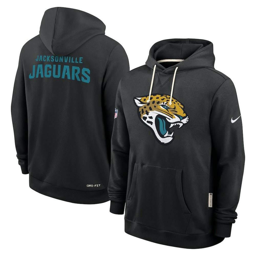 Jacksonville Jaguars Sideline Standard Issue Initial Home Dri-FIT Hoodie - Black - Nike