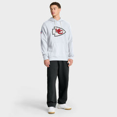 Kansas City Chiefs Sideline Standard Issue Initial Home Dri-FIT Hoodie - White - Nike