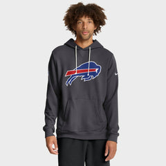 Buffalo Bills Sideline Standard Issue Initial Home Dri-FIT Hoodie - Anthracite - Nike
