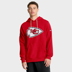 Kansas City Chiefs Sideline Standard Issue Initial Home Dri-FIT Hoodie - Red - Nike