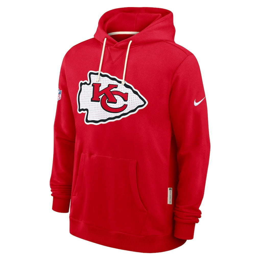 Kansas City Chiefs Sideline Standard Issue Initial Home Dri-FIT Hoodie - Red - Nike